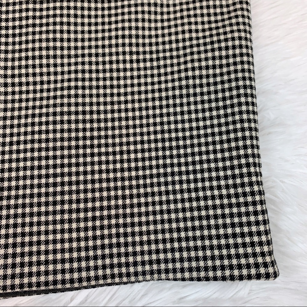 Rodier Women check plaid wool blend pencil skirt high waisted - Picture 5 of 10